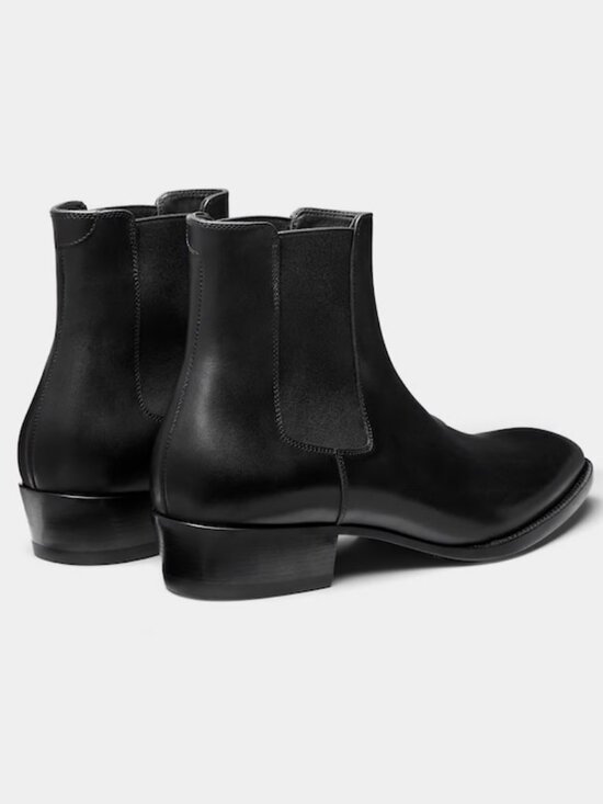 Suitsupply Italian Calf Leather Black Boot in Size 43 main image 7